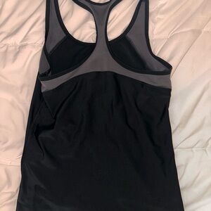 Black Under Armor Racerback Tank Top Size Small